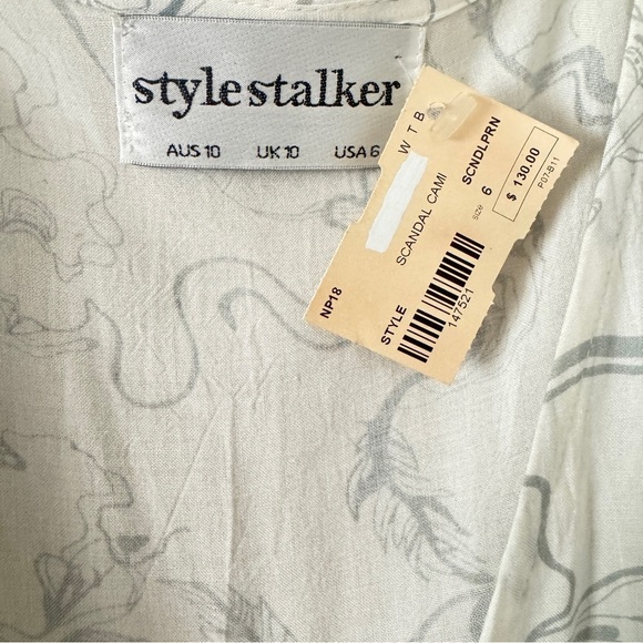 NWT Stylestalker White Scandal Cami size 6 - Picture 3 of 6